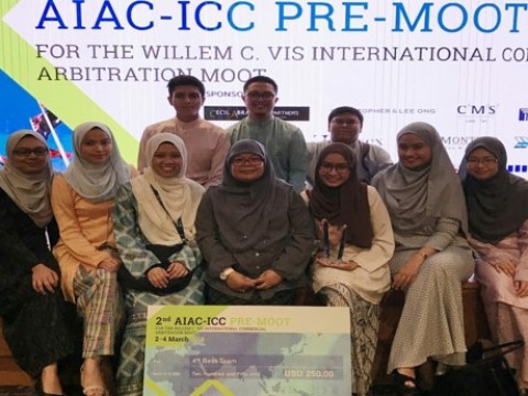 IIUM Mooters emerges as Best Malaysian team in AIAC-ICC pre Moot
