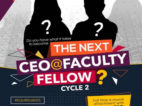 Who want to be the NEXT CEO@Faculty Fellow?