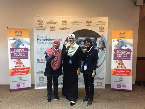 STUDENTS' ACHIEVEMENTS: Malaysia Nanotechnology Olympiad Competition (ONM) 2018