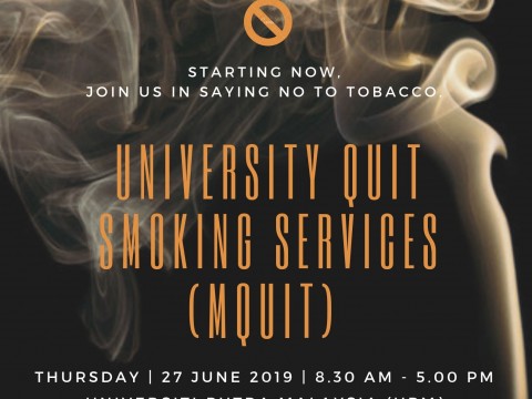 INVITATION TO UNIVERSITY QUIT SMOKING SERVICES (mQuit) PROGRAMME