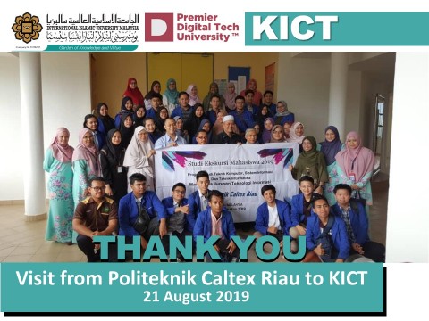 Visit from Politek Caltex Riau to KICT 