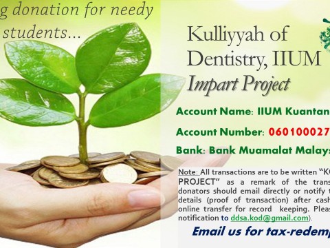 Donation for KOD IIUM Impart Project