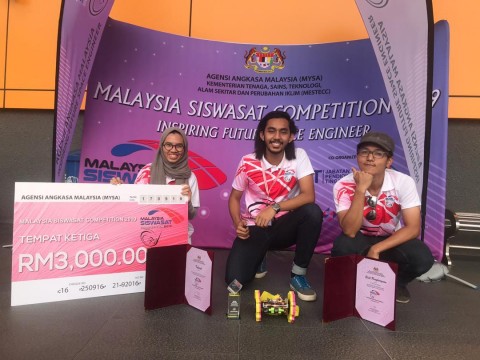 CONGRATULATIONS! 3RD PLACE IN MALAYSIA SISWASAT COMPETITION 2019