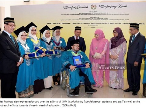 Queen calls on IIUM grads to be ambassadors of Islam 