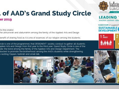 Department of AAD's Grand Study Circle