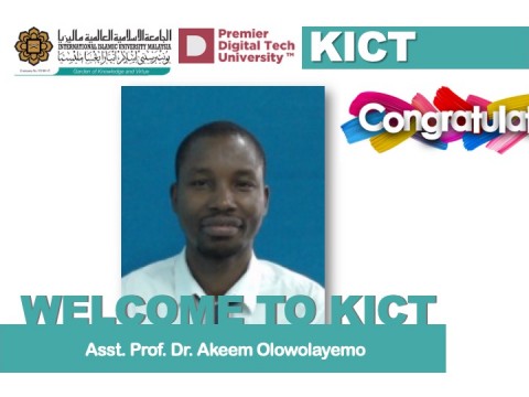 Welcome Dr. Akeem Olowolayemo