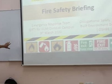 Fire Safety Briefing, Roles and Responsible for IIUM ERT Gombak Campus - Series 1