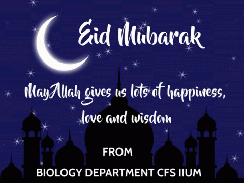 Eidul Fitri Greeting From Biology Department CFS