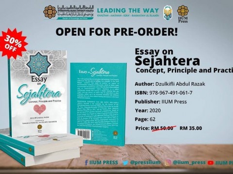 OPEN FOR PRE-ORDER : Essay on Sejahtera Concept, Principle and Practice