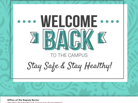 WELCOME BACK TO THE CAMPUS 