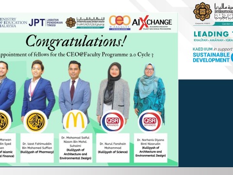 CONGRATULATIONS! For the appointment of fellows for the CEO@Faculty Programme 2.0 Cycle 3