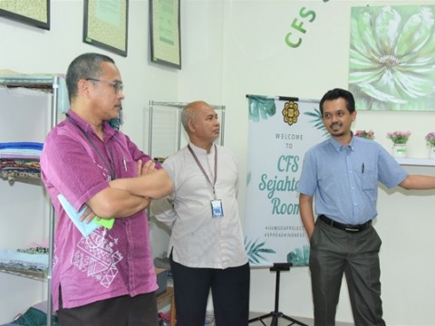 VISIT BY DIRECTOR OF SEJAHTERA CENTRE FOR SUSTAINABILITY AND HUMANITY 