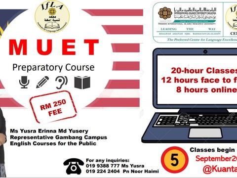 MUET Preparatory Course (Kuantan)