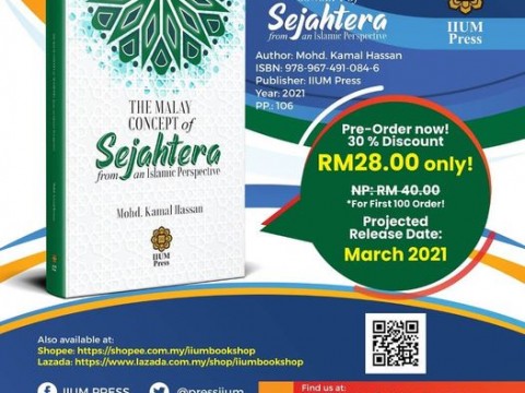 OPEN FOR PRE-ORDER: The Malay Concept of Sejahtera from an Islamic Perspective