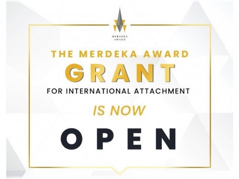 Deadline : 3 May 2021, Apply for the 2021 Merdeka Award Grant for International Attachment Now!