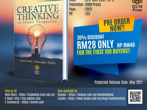 OPEN FOR PRE-ORDER : Creative Thinking an Islamic Perspective: 2nd Edition