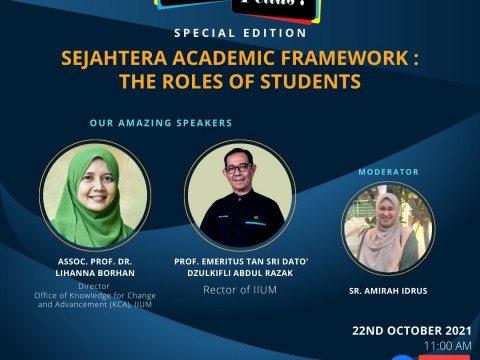 Sejahtera Academic Framework: The Roles of Students