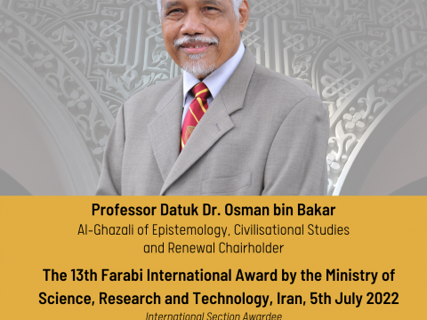 CONGRATULATIONS TO EMERITUS PROFESSOR DATUK DR OSMAN BAKAR 