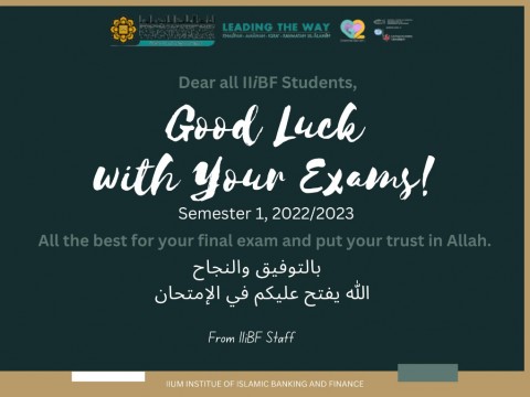 Wishing You All the Good Luck on Your Exams
