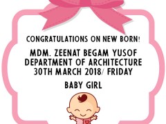 Congratulations on New Born