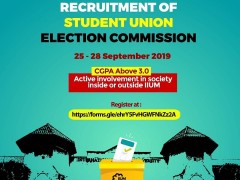 ​RECRUITMENT OF STUDENT UNION ELECTION COMMISSION