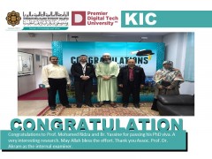 Congratulations to Prof. Mohamed Ridza and Br. Yassine.