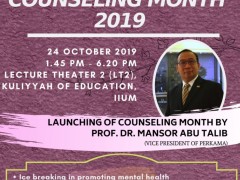 LAUNCHING OF COUNSELlNG MONTH 2019