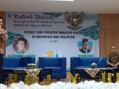  Keynote Speaker at  Kuliah Umum ‘Potret dan Prospek Industri Halal di Indonesia dan Malaysia'