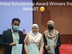  INHART Students who secured Sejahtera Scholarship 2020!