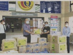 UIAM sumbang PPE untuk hospital di Sabah 