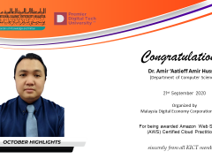 Congratulations  to Dr. Amir 'Aatieff