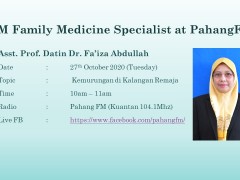 "Segment Doktor di Radio PahangFM"