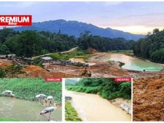 Sungai UIAM dipenuhi lumpur, alam tercemar lagi