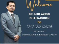 WELCOMES BR. MIR AZRUL SHAHARUDIN, DIRECTOR OF ALUMNI RELATIONS DIVISION