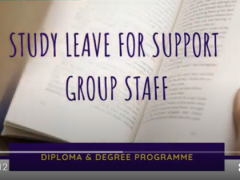Tips of the Month : Study Leave for Support Staff