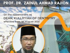 New Dean of Kulliyyah of Dentistry