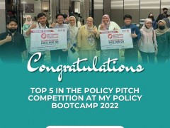 CONGRATULATIONS - POLICY PITCH COMPETITION @ MY POLICY BOOTCAMP 2022