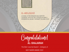 AL SHAJARAH THE BEST IIUM JOURNAL AWARD - CATEGORY A