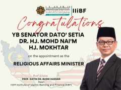 Heartiest Congratulations to YB Senator Dato' Setia Dr. Hj. Mohd Na'im Hj. Mokhtar