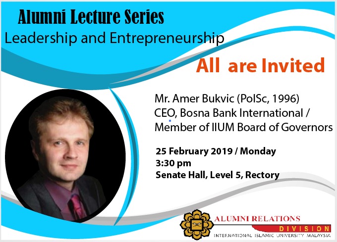 Talk on Leadership by Amer Bukvić CEO of Bosna Bank International