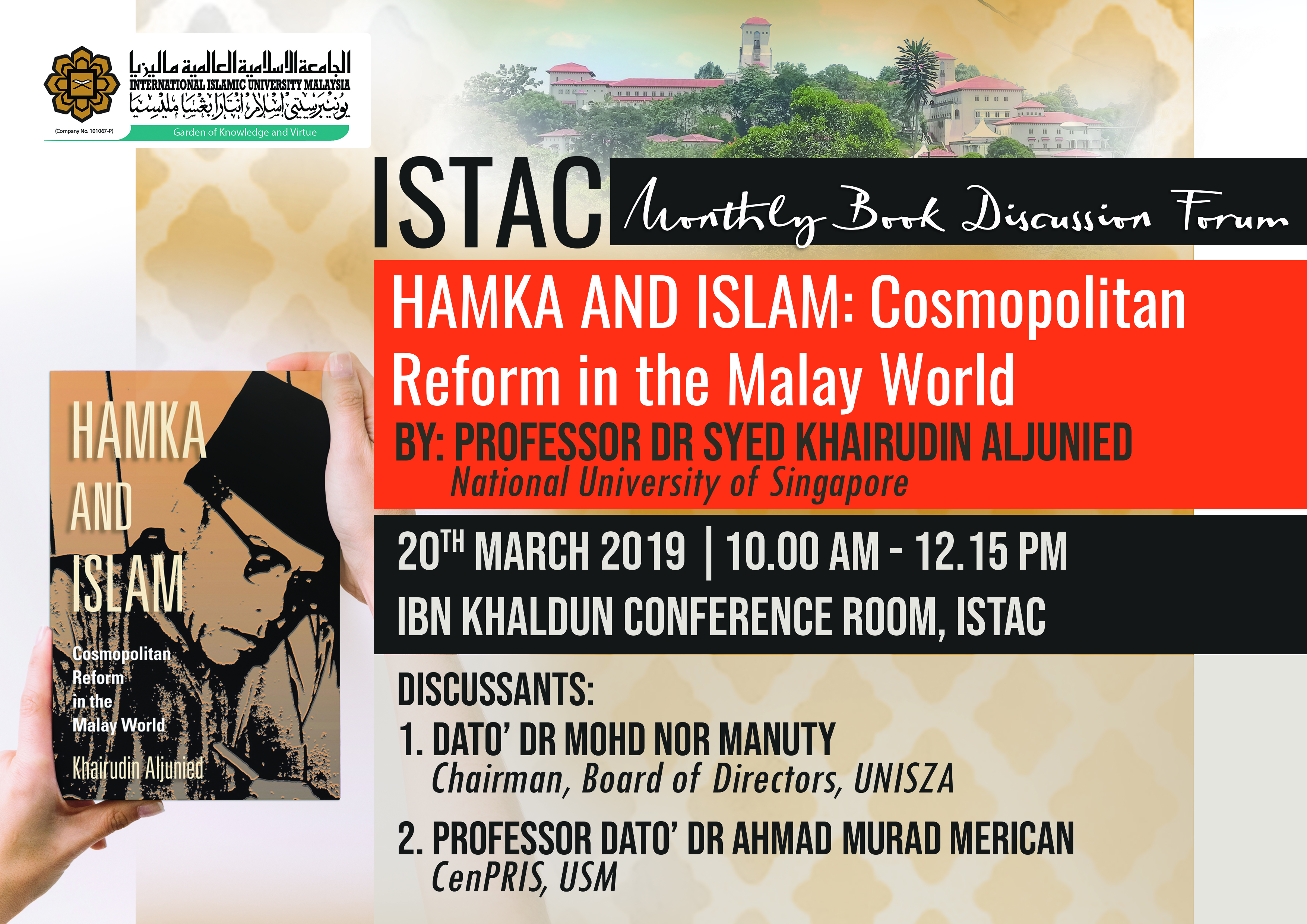 ISTAC MONTHLY BOOK DISCUSSION FORUM