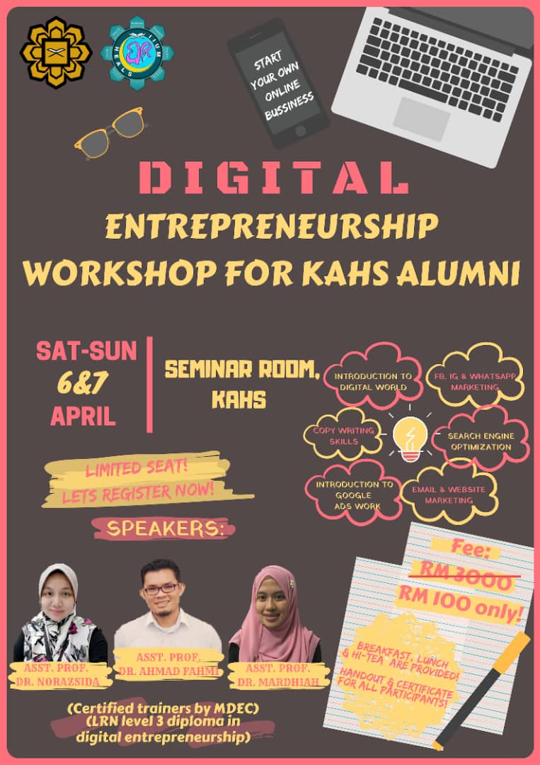 Digital Entrepreneurship Workshop for KAHS Alumni