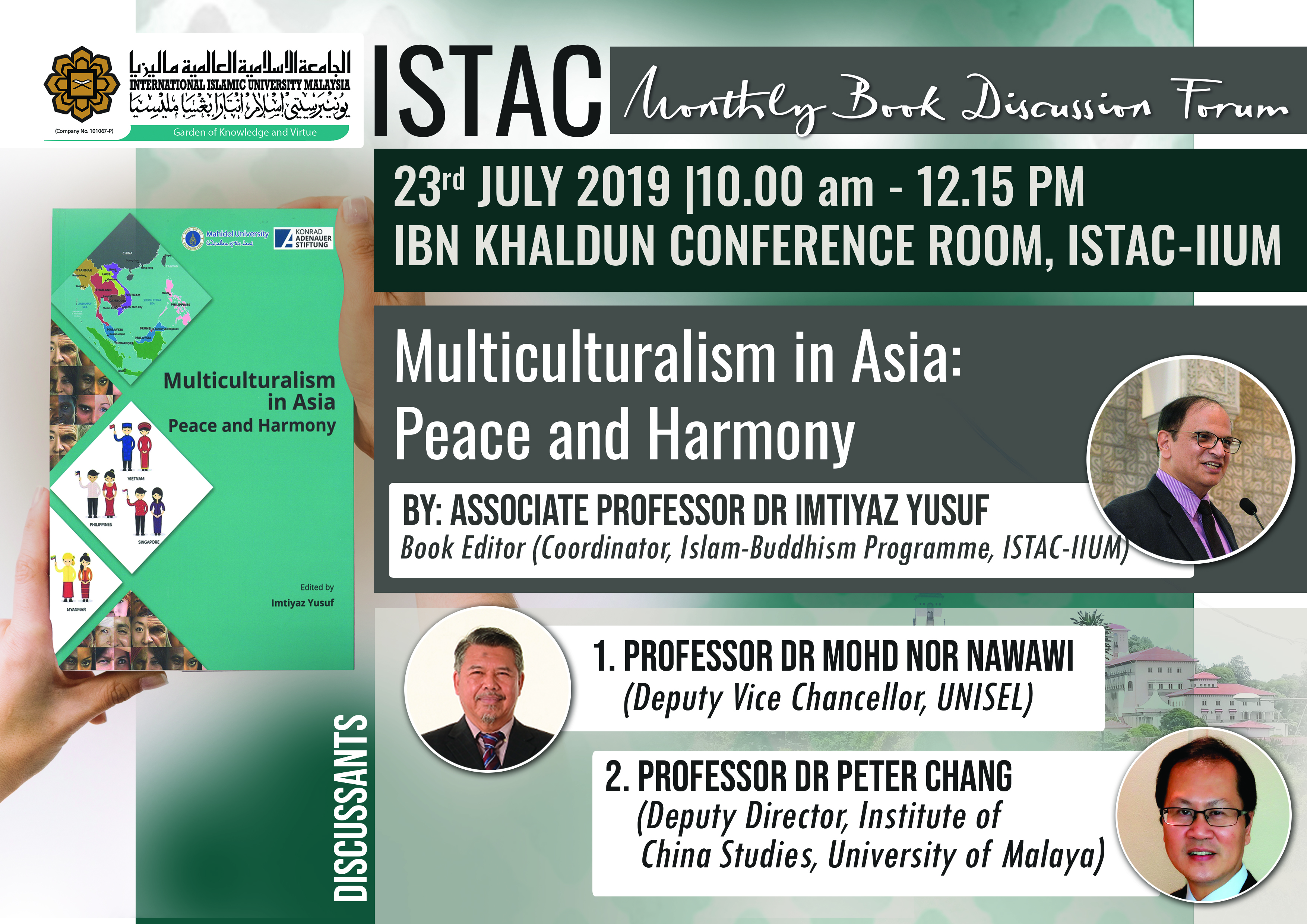 ISTAC MONTHLY BOOK DISCUSSION FORUM