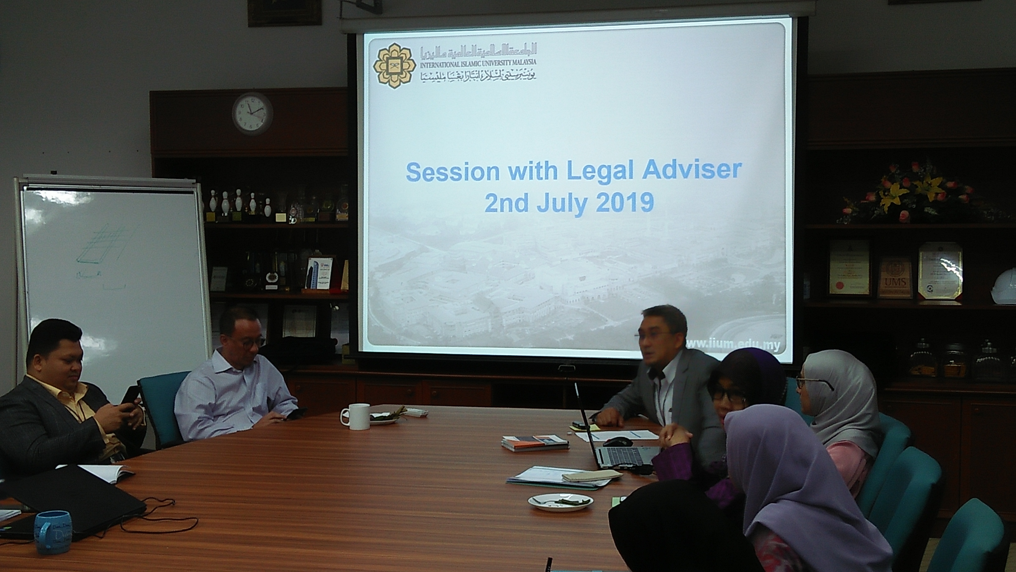 SHARING SESSION WITH THE LEGAL ADVISER