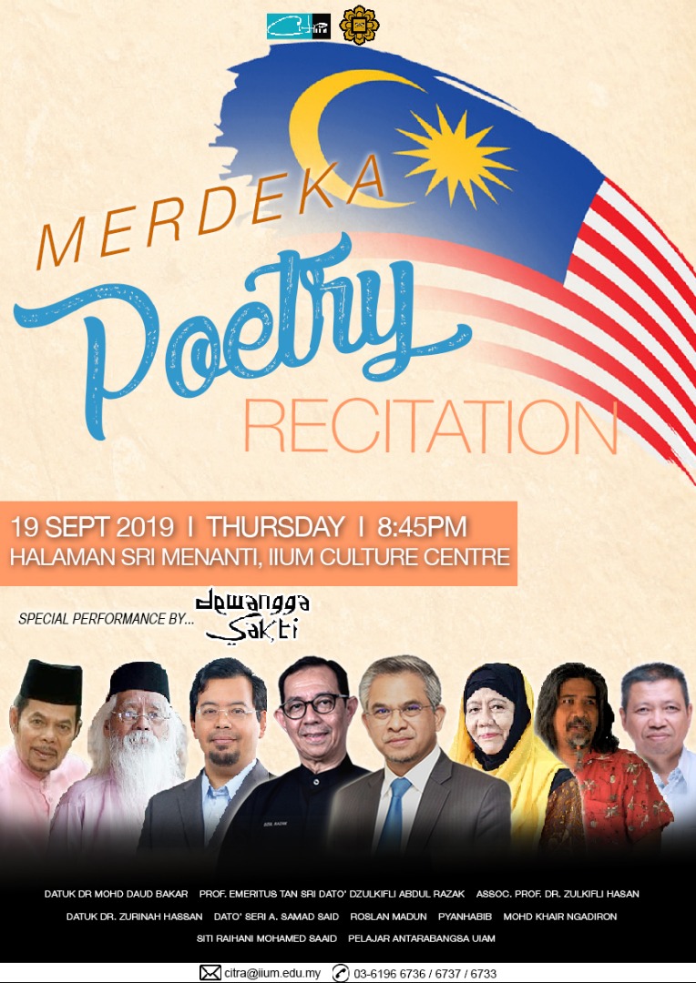 'Merdeka' Poetry Recitation