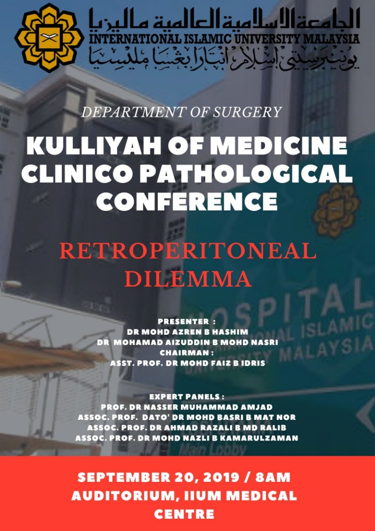'Retroperitoneal Dilemma' - KOM CPC by Dept. of Surgery