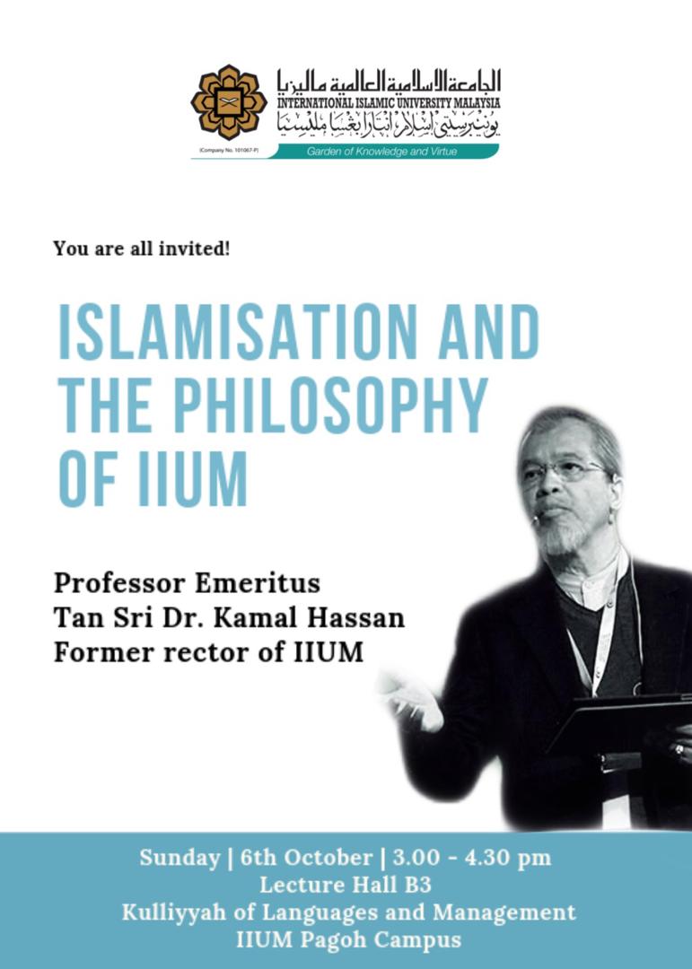 Islamisation and the philosophy of IIUM