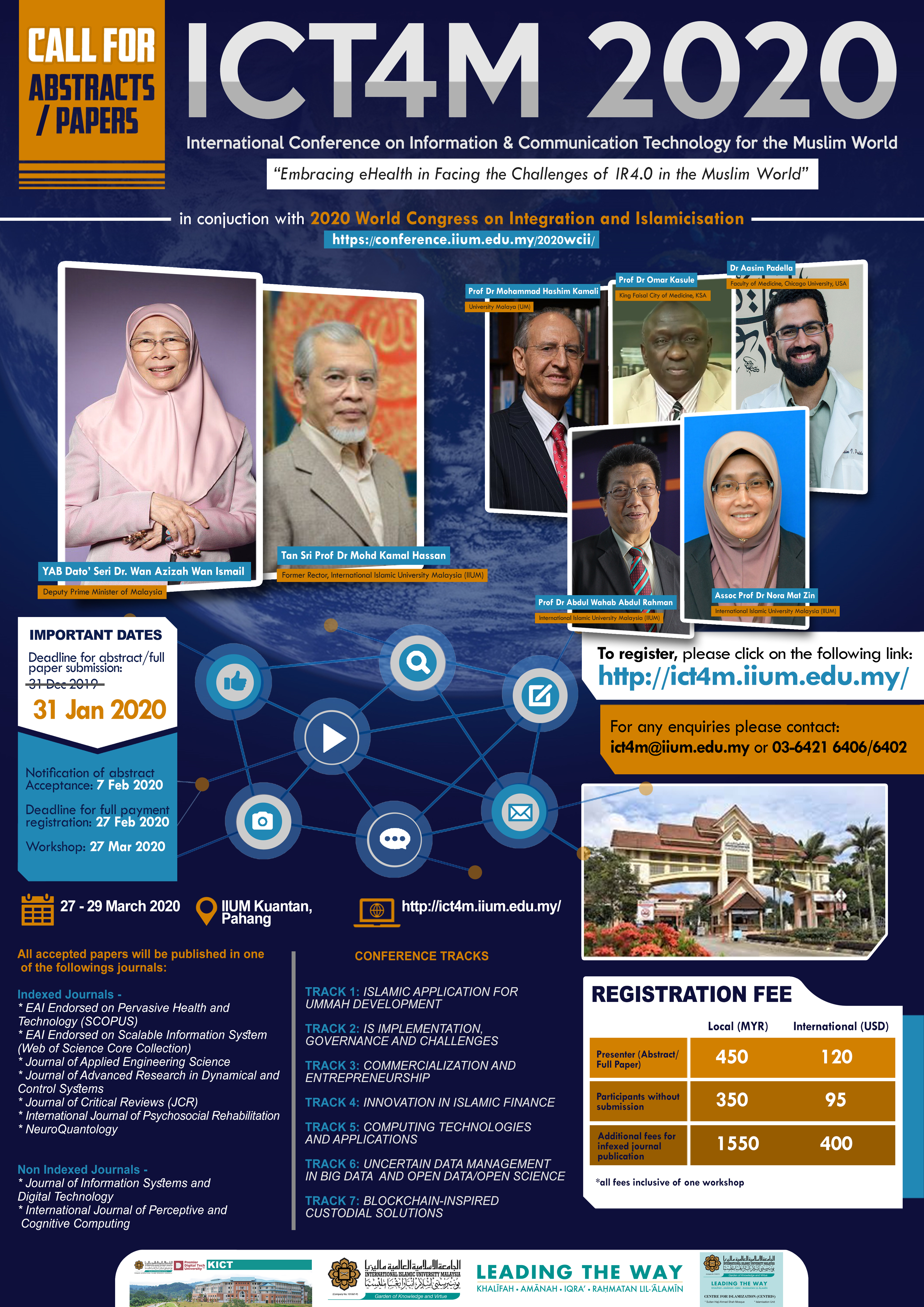 ICT4M 2020 - The 8th International Conference on Information & Communication Technology for the Muslim World 