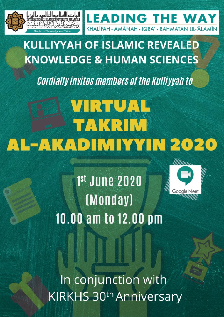 Virtual Takrim Al-Akadimiyyin 2020