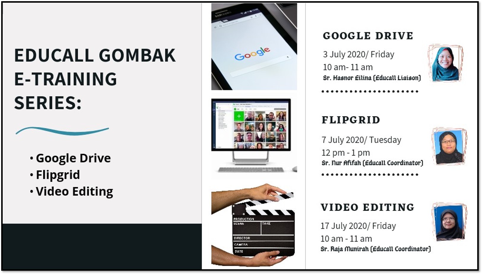 EDUCALL Gombak e-Training Series: Google Drive, Flipgrid & Video Editing